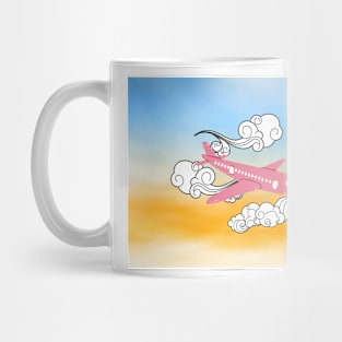 Airplane in the Clouds Mug